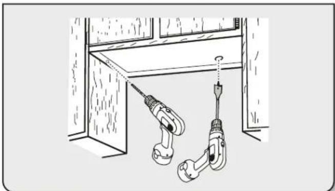 AMANA WVU17UC0JS - Drill electrical opening - 1