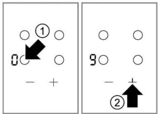 NEFF BTX46PB - Selecting heat settings - 1