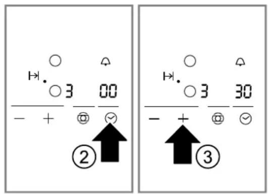 NEFF BX36B - Setting the cooking time - 1