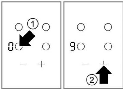 NEFF BX36B - Selecting heat settings - 1