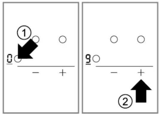 NEFF BX38B - Régler les positions de chauffe - 1