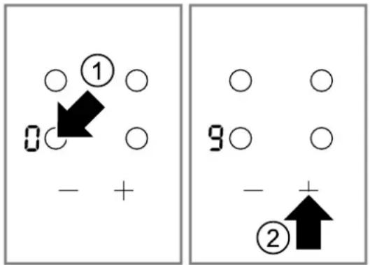 NEFF BX46PB - Selecting heat settings - 1