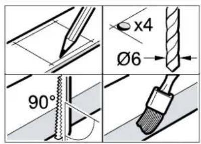 NEFF BX46PB - Aansluiting met voorgemonteerde 5-aderige aansluitleiding - 1