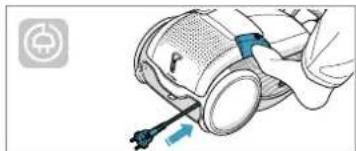 AEG AB81A2DG - AVVIO/ARRESTO DELL'ASPIRAPOLVERE E REGOLAZIONE DELLA POTENZA ASPIRANTE - 3