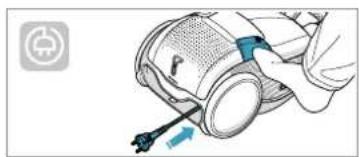 AEG AB81A2DG - START/STOP THE VACUUM CLEANER AND ADJUST SUCTION POWER - 3