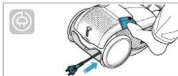 AEG AB81A2DG - LIGAR/DESLIGAR O ASPIRADOR E AJUSTAR A POTÊNCIA DE SUÇÂO - 3