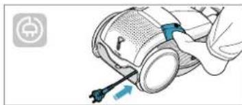 AEG AB81A2DG - MISE EN MARCHE/ARRÉT DE L'ASPIRATEUR ET RÉGLAGE DE LA PUISSANCE - 3