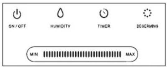Create HUMIZEN ULTRASONIC - ECRÃ PAINEL DE CONTROLE - 2