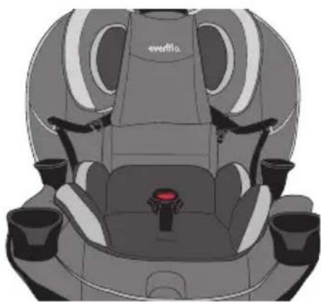 Evenflo EveryFit - Sécurisation de l'enfant dans le dispositif de retenue - 3