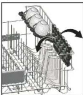 BEKO BDIN38571C - Support à hauteur ajustable du panier supérieur - 1