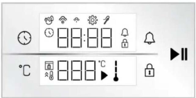 BEKO BBIM13400DXMPSE - Algemene waarschuwingen voor het oven bedieningspaneel - 2