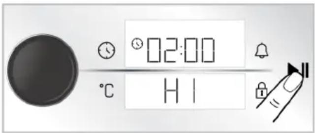 BEKO BBIM13400DXMPSE - De pyrolytische functie starten: - 3