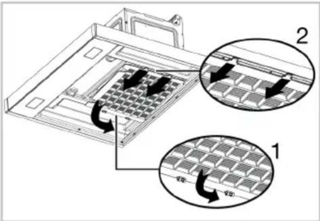 BEKO BHCB96641BBBHS - Removing carbon filter - 1