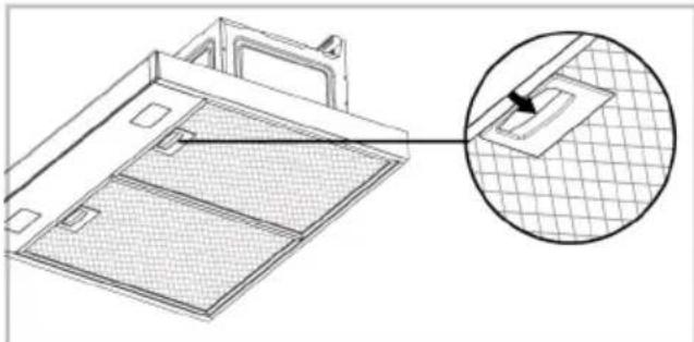 BEKO BHCB96641BBBHS - Removing aluminium filters - 1