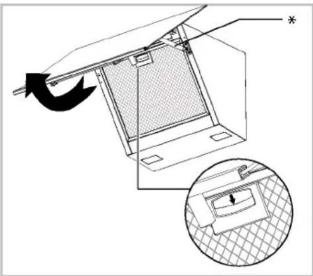 BEKO BHCA96641BWHS - Removing aluminium filters - 1
