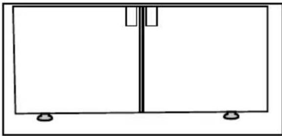 BEKO GN1416240JXN - 3.3\* Regolazione dei piedini - 1