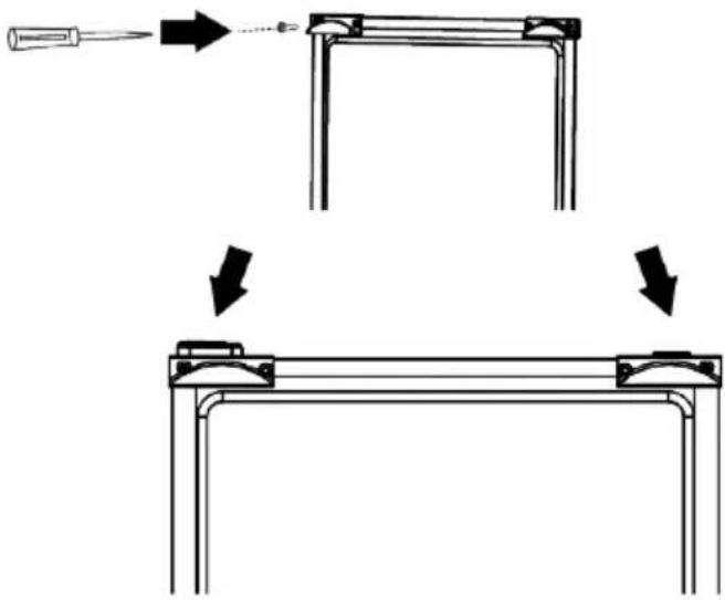 BEKO GKPN46821X - Podkładanie plastikowych klinów - 1
