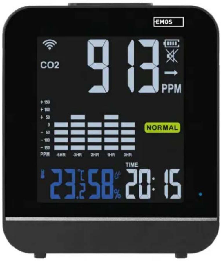 Emos E30300 - FR|BE | Moniteur de la qualité de l'air - 1