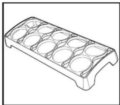 BEKO DN161620X - Egg holder - 1