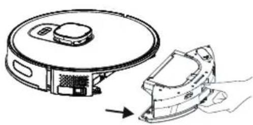 BEKO VRR 94314 VW - Installation of the wet mopping unit - 1
