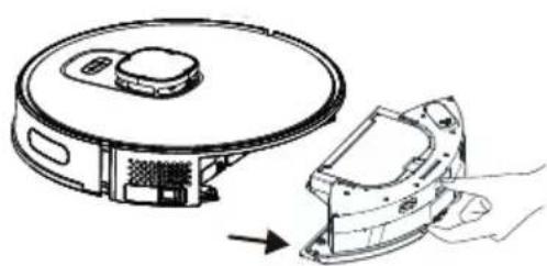 BEKO VRR 94314 VW - Instalarea unității cu mop umed - 1