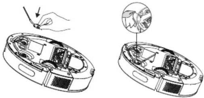 BEKO VRR 94314 VW - Cleaning and installation of the side brush - 1