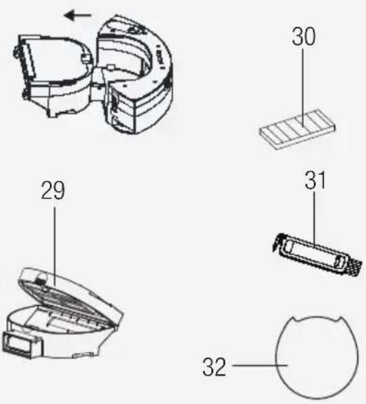 BEKO VRR 94314 VW - Dostarczone akcesoria zapasowe - 5