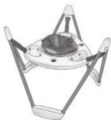Evenflo Exersaucer Woodland Wonder - Para retirar el acojinado del asiento: - 2