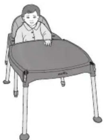 Evenflo 4-in-1 Eat & Grow - Table et chaise pour jeune enfant - Étape 4 - 1