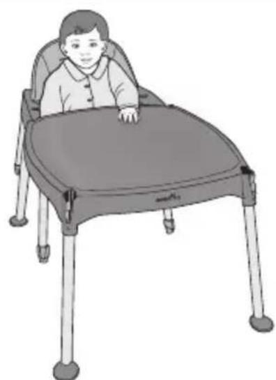 Evenflo 4-in-1 Eat & Grow - Big Kid Table & Chair - Stage 4 - 1