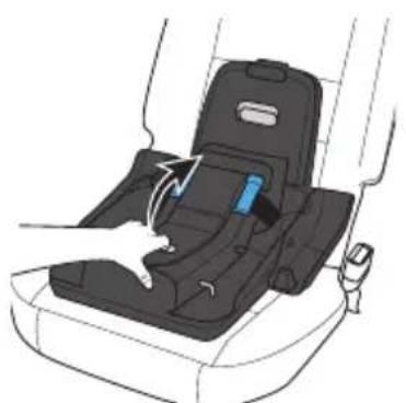 Evenflo Shyft DualRide - Installation de la base avec la ceinture sous-abdominale uniquement - 1