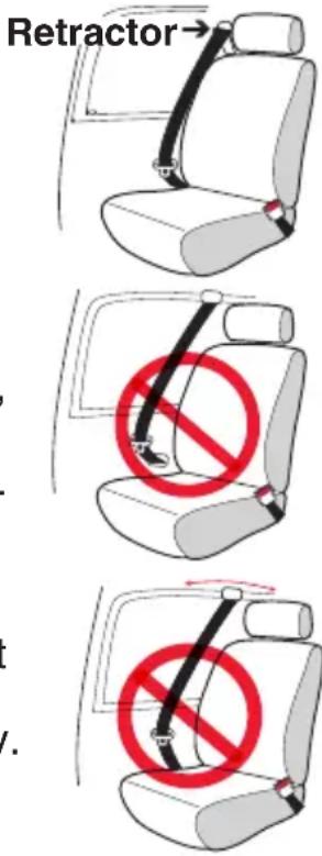 Evenflo Shyft DualRide - Seat BeltWarnings - 1