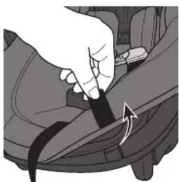 Evenflo Shyft DualRide - Removing the Seat Cover - 2