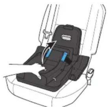 Evenflo Shyft DualRide - Installing the Base with Lap/Shoulder Belt - 1