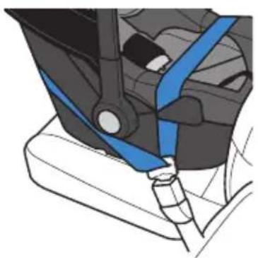 Evenflo Shyft DualRide - Installing the Infant Carrier With Lap/Shoulder Belt (Preferred) - 2