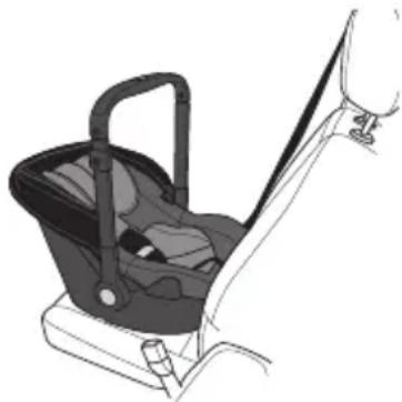 Evenflo Shyft DualRide - Before installing the infant carrier, make sure the vehicle is on level ground. - 1