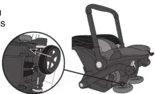 Evenflo Shyft DualRide - Installation avec la ceinture sous-abdominale uniquement - 1