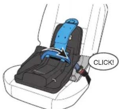 Evenflo Shyft DualRide - Installing the Base with Lap Belt Only - 2
