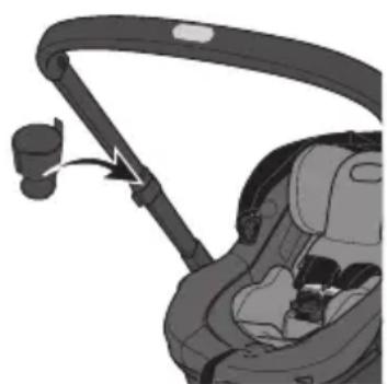 Evenflo Shyft DualRide - Parent Cup Holder - 2