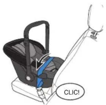 Evenflo Shyft DualRide - Installation du porte-bébé avec la ceinture sous-abdominale uniquement - 1