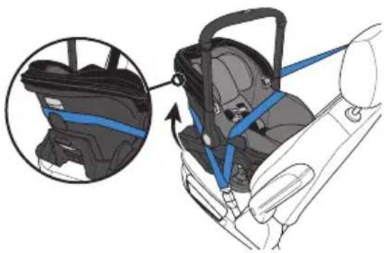 Evenflo Shyft DualRide - Installation avec la ceinture sous-abdominale et baudrier (préféérée) - 2