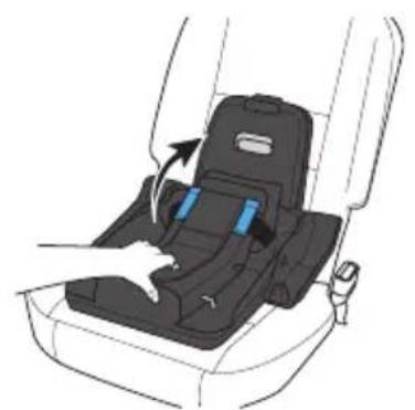 Evenflo Shyft DualRide - Installing the Base with LATCH/UAS - 1
