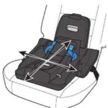 Evenflo Shyft DualRide - If base moves more than 2.5cm - 1