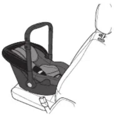 Evenflo Shyft DualRide - Before installing the infant carrier, make sure the vehicle is on level ground. - 1