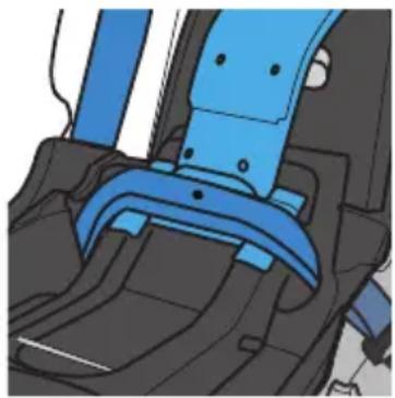 Evenflo Shyft DualRide - Installation de la base en utilisant la ceinture sous-abdominale et baudrier - 1