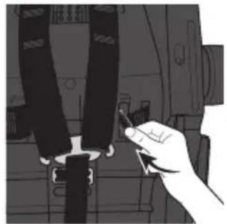 Evenflo Shyft DualRide - Changing the Waist Strap Position - 2