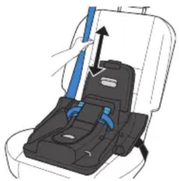 Evenflo Shyft DualRide - Installing the Base with Lap/Shoulder Belt - 1
