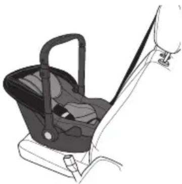 Evenflo Shyft DualRide - Avant d'inverter le portebébe, s'assurer que le vehicule se touve sur une surface plane. - 1