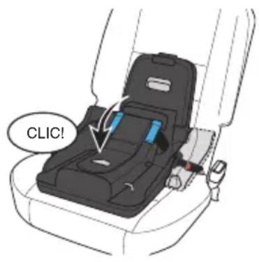 Evenflo Shyft DualRide - Installation de la base avec le système DUA/SAU - 1