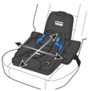 Evenflo Shyft DualRide - Installation de la base avec la ceinture sous-abdominale uniquement - 1